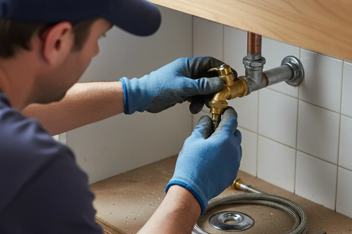 Shutoff valve and fitting work during Repiping in Bothell